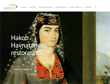 Tablet Screenshot of kinoklassikafoundation.org